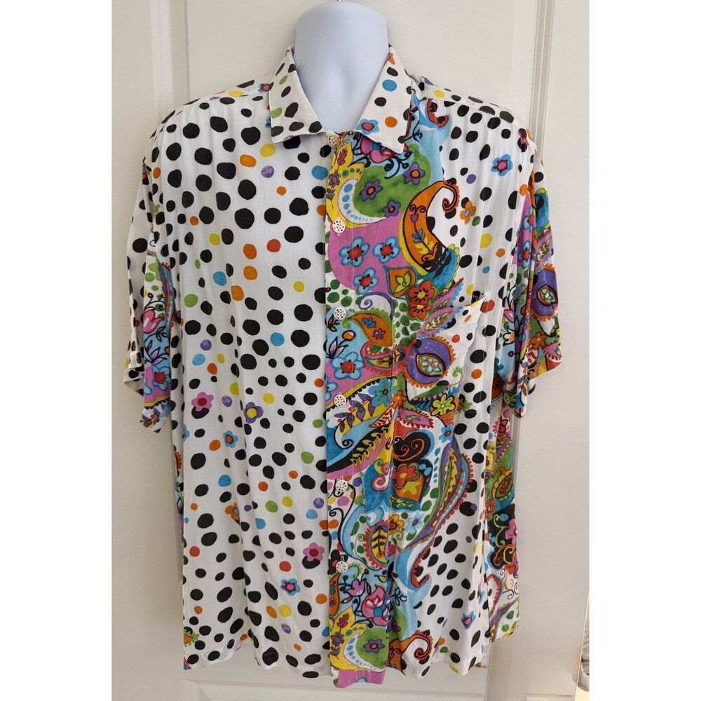 Jams World RARE Vintage Men’s Hawaiian Aloha Shirt, Large, “Romance”, Great Cond